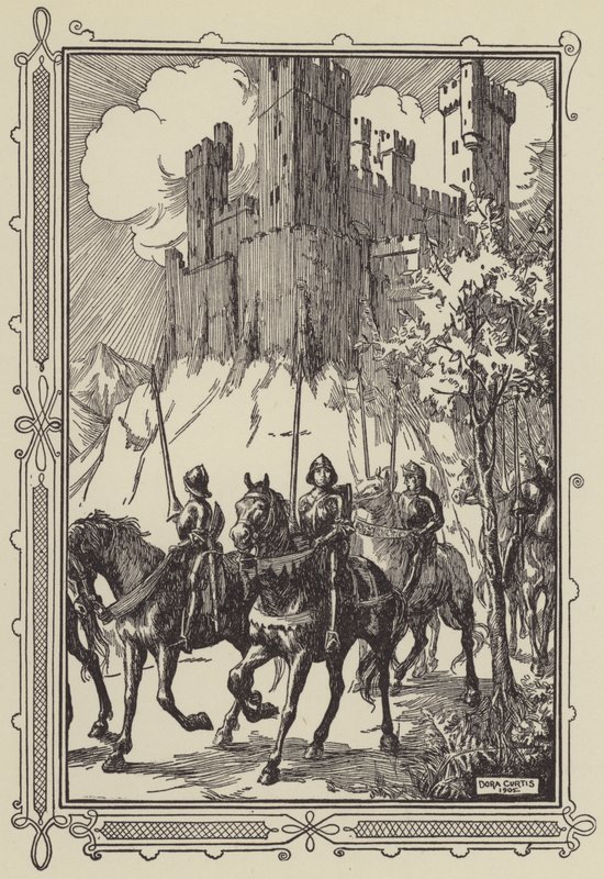 Sir Galahad at the Abbey by Dora Curtis