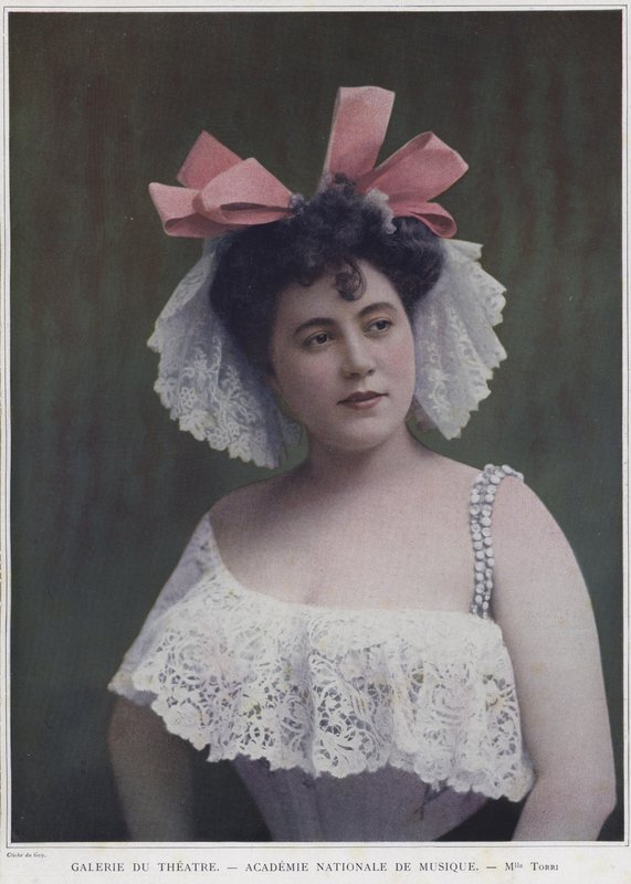 Mademoiselle Torri, French Actress and Singer by Du Guy