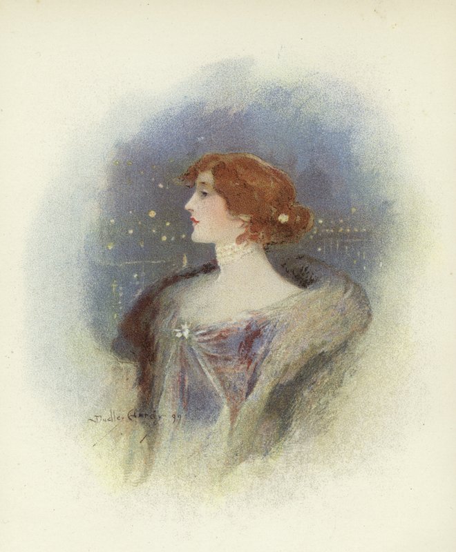 London Society Lady by Dudley Hardy