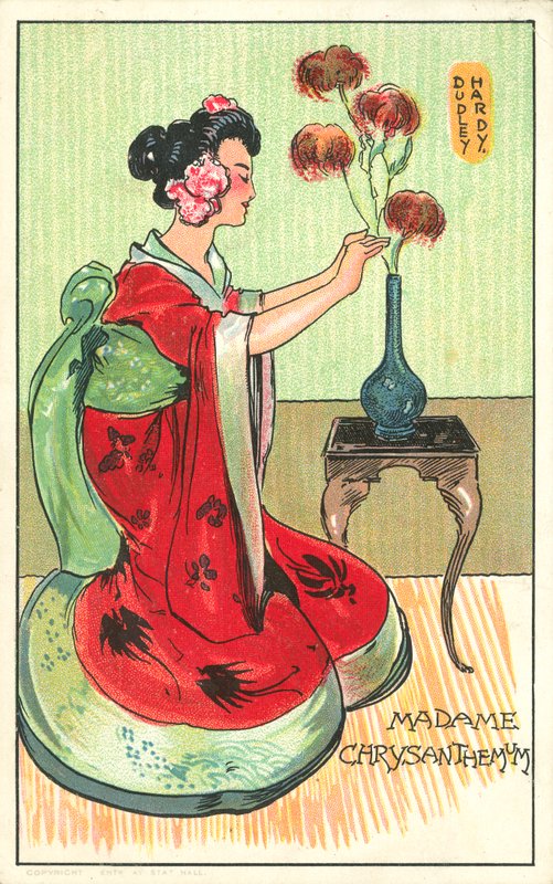 Madame Chrysanthemum, from the novel by Pierre Loti by Dudley Hardy