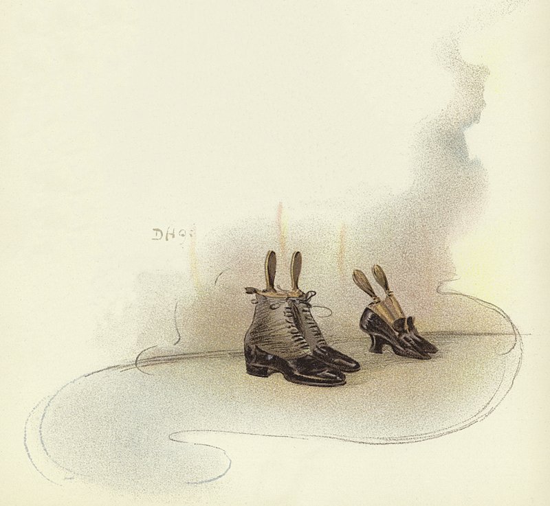 Shoes Outside Bedroom Door at Claridge