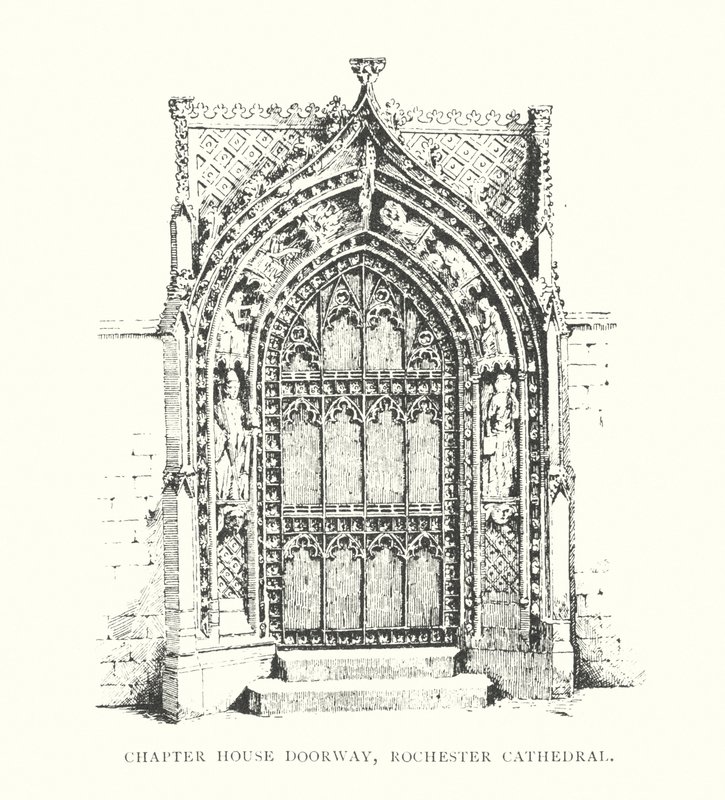 Chapter House Doorway, Rochester Cathedral by Duncan Moul
