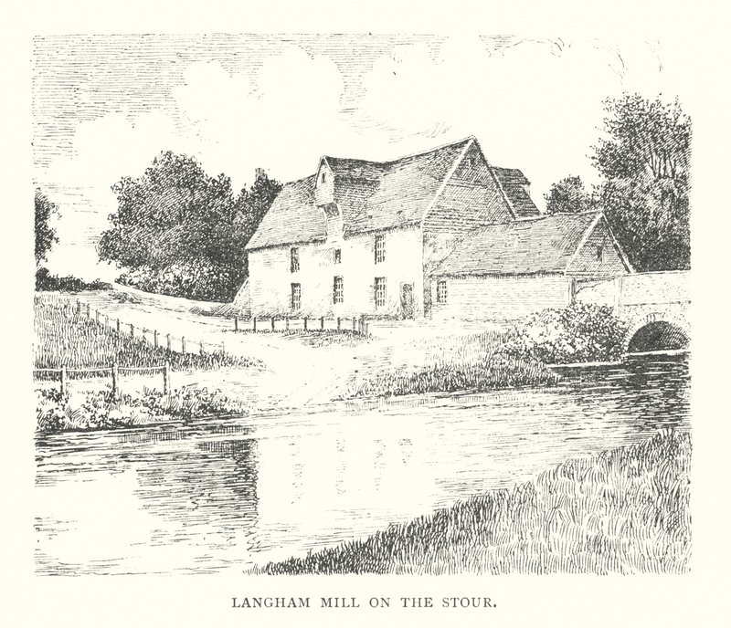 Langham Mill on the Stour by Duncan Moul