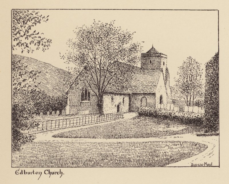 Sussex: Edburton Church by Duncan Moul