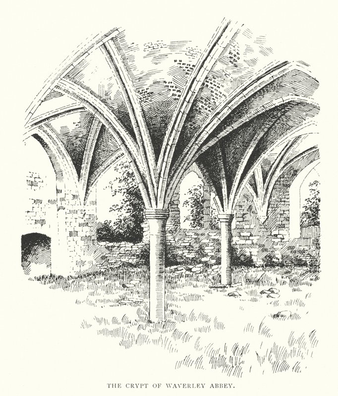 The Crypt of Waverley Abbey by Duncan Moul
