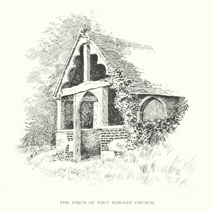 The Porch of West Horsley Church by Duncan Moul