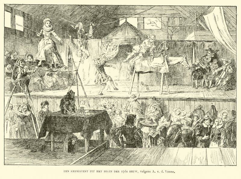 Fairground Tent, Netherlands, Early 17th Century by Dutch School