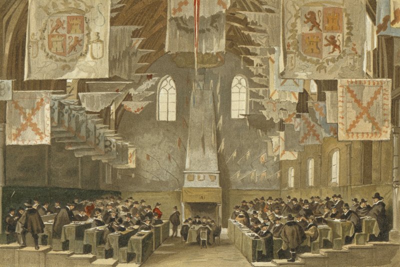 Great Hall of the Binnenhof, The Hague, Netherlands by Dutch School