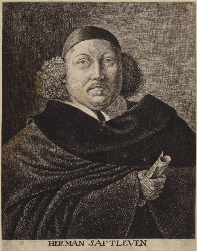 Portrait of Herman Saftleven the Younger by Dutch School