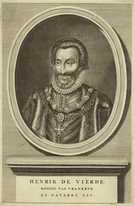 Portrait of King Henry IV of France by Dutch School