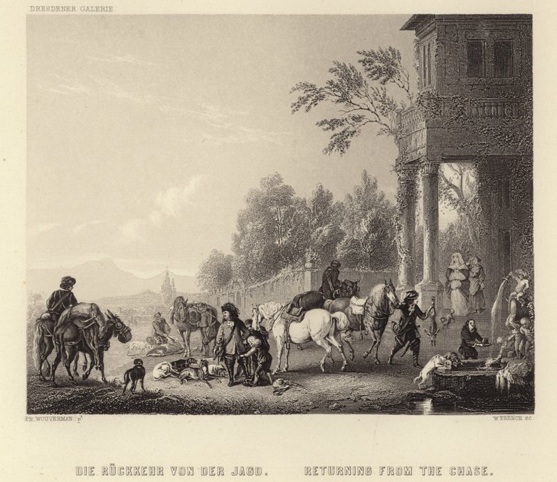 Returning from the Chase by Dutch School