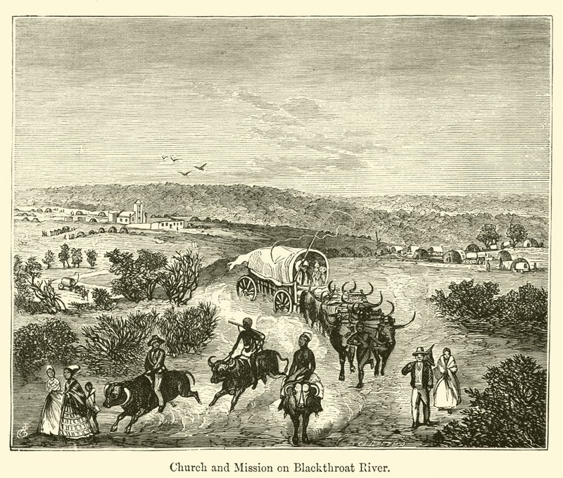 Church and Mission on Blackthroat River by E. Jennings