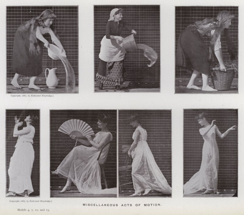 The Human Figure in Motion: Miscellaneous acts of motion by Eadweard Muybridge