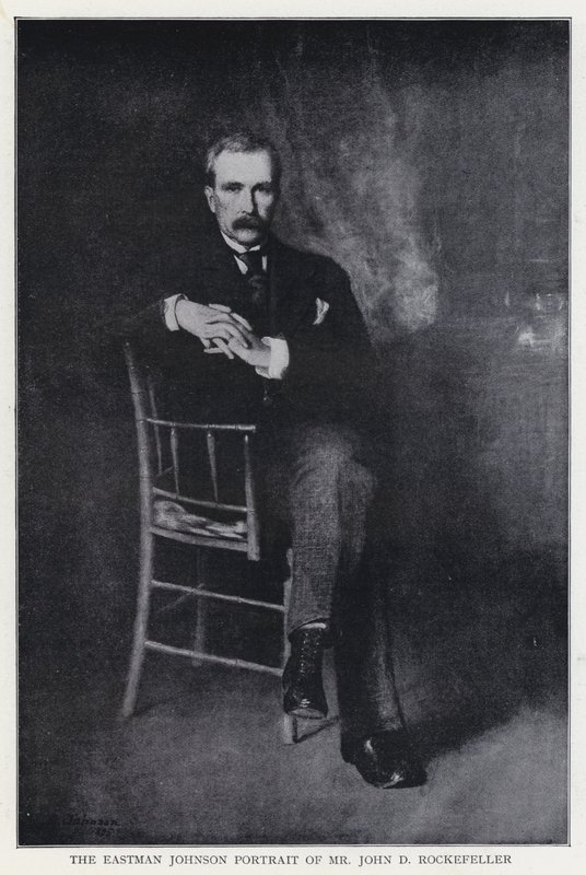 Portrait of Mr. John D. Rockefeller by Eastman after Johnson