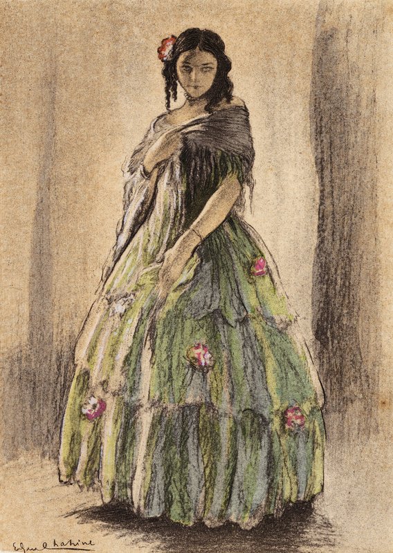Illustration for Madame Bovary by Gustave Flaubert by Edgar Chahine