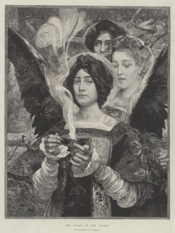 The Spirit of the Forest by Edgar Maxence