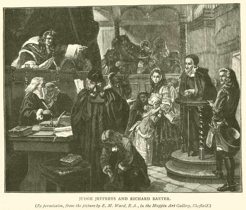 Judge Jeffreys and Richard Baxter by Edgar Melville Ward