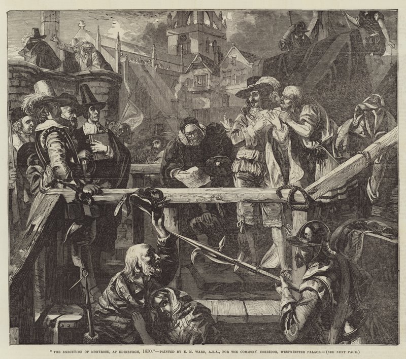 The Execution of Montrose, at Edinburgh, 1650 by Edgar Melville Ward