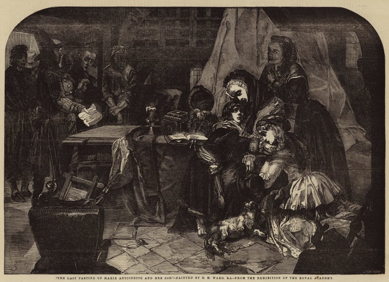 The Last Parting of Marie Antoinette and Her Son by Edgar Melville Ward
