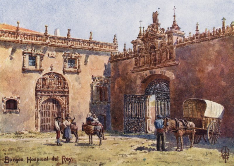 Northern Spain: Burgos, Hospital del Rey by Edgar T. A. Wigram