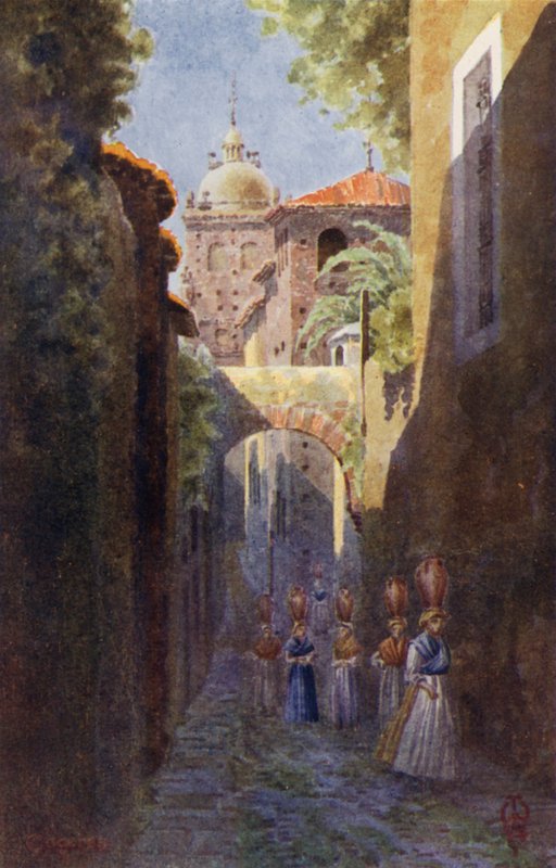 Northern Spain: Caceres, Within the old Town Walls by Edgar T. A. Wigram