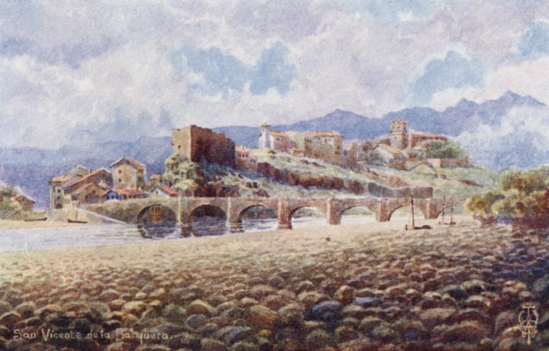 Northern Spain: San Vicente de la Barquera by Edgar T. A. Wigram