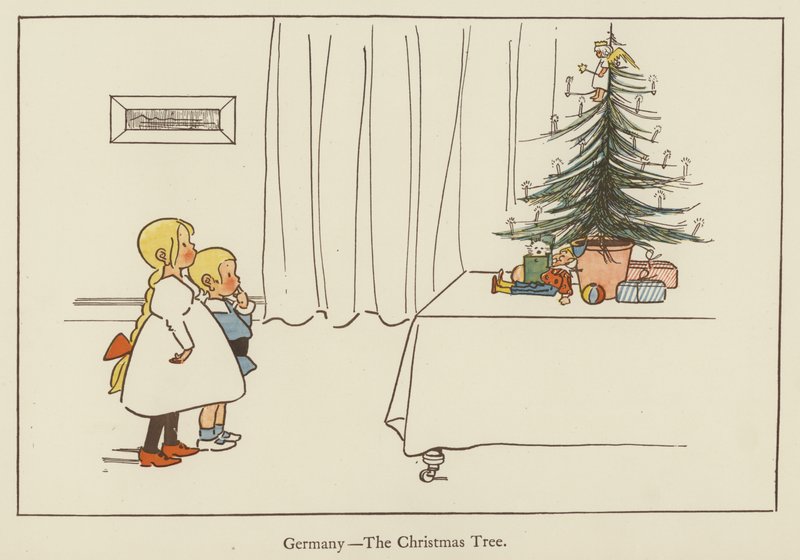 Germany, the Christmas Tree by Edith Farmiloe