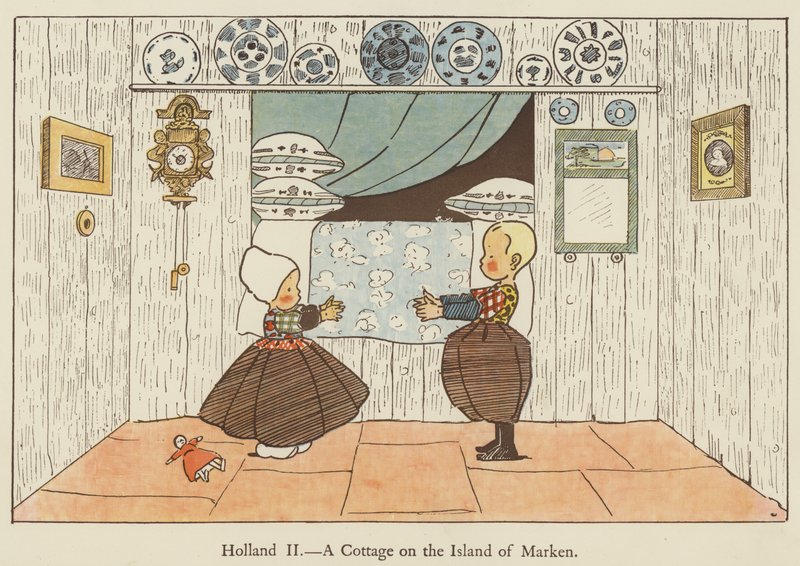 Holland, a cottage on the Island of Marken by Edith Farmiloe