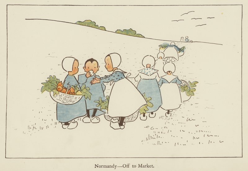 Normandy, off to market by Edith Farmiloe