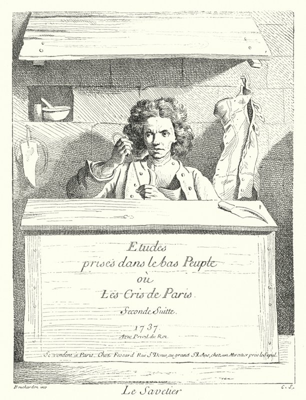 The Cobbler by Edmé (after) Bouchardon