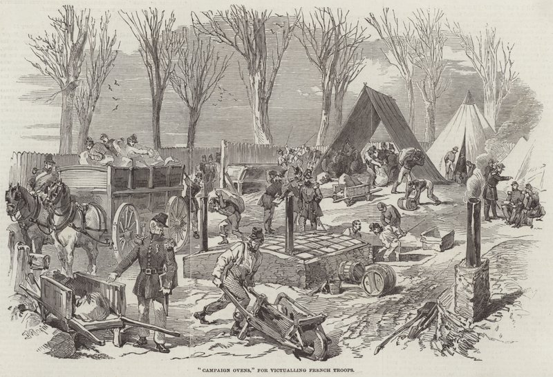 Campaign Ovens for Victualling French Troops by Edmond Morin