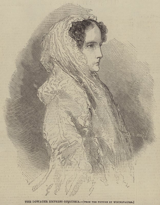 The Dowager Empress of Russia by Edmond Morin