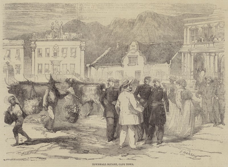 Townhall Square, Cape Town by Edmond Morin