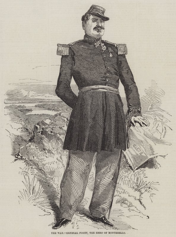The War, General Forey, the Hero of Montebello by Edmond Morin