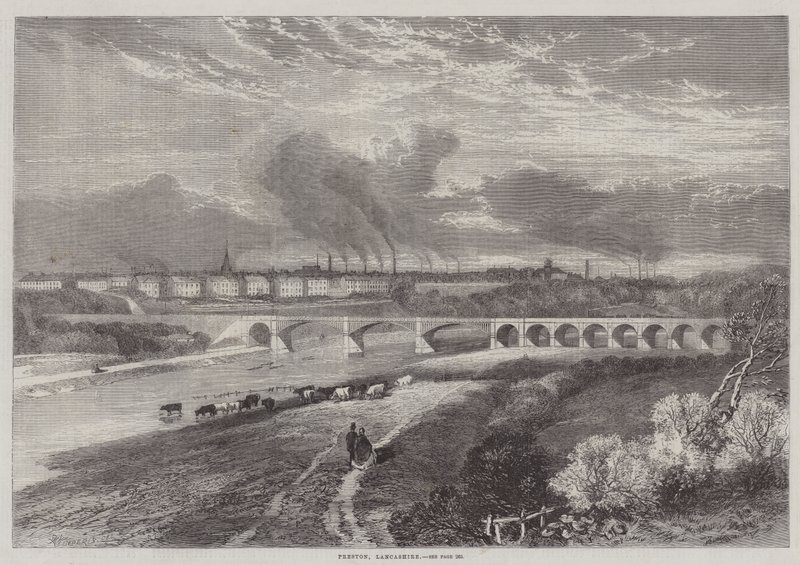 Preston, Lancashire by Edmund Morison Wimperis