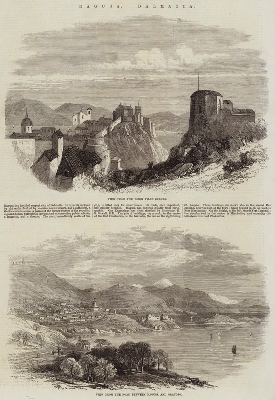 Ragusa, Dalmatia by Edmund Morison Wimperis