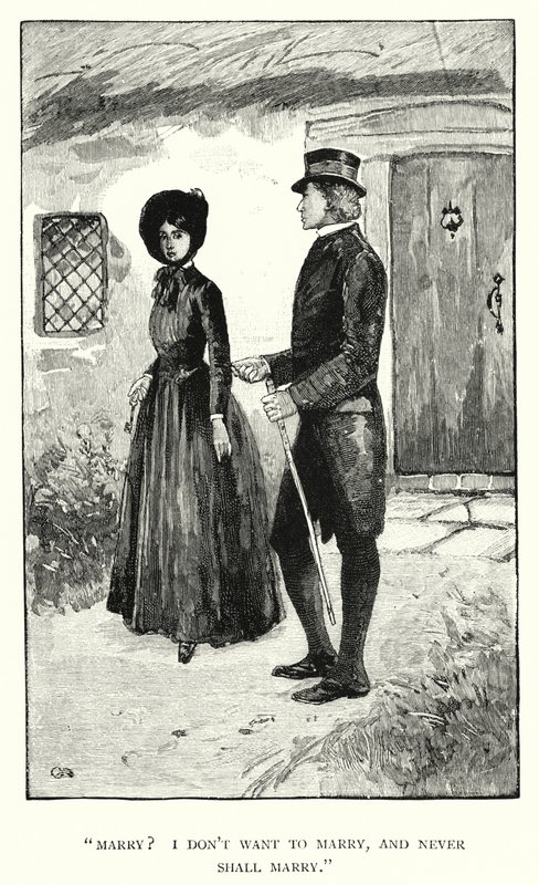 Illustration for Jane Eyre by Charlotte Bronte by Edmund Henry Garrett