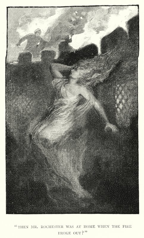 Illustration for Jane Eyre by Charlotte Bronte by Edmund Henry Garrett