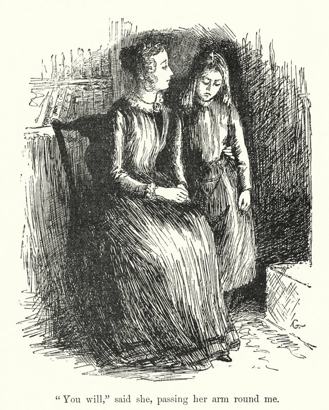 Illustration for Jane Eyre by Charlotte Bronte by Edmund Henry Garrett