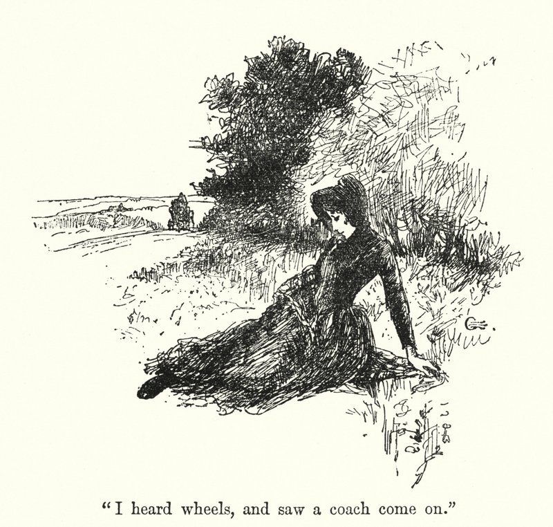Illustration for Jane Eyre by Charlotte Bronte by Edmund Henry Garrett