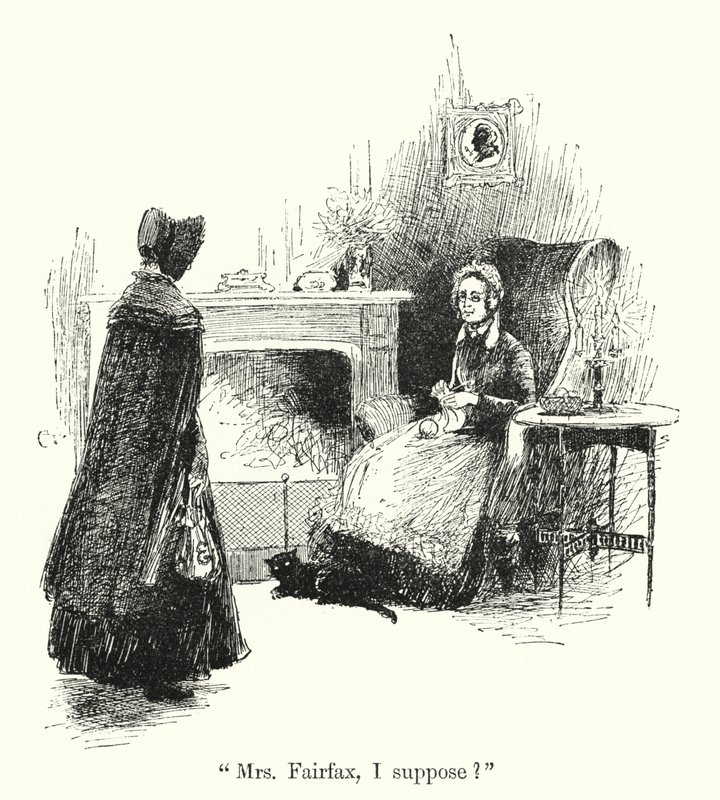 Illustration for Jane Eyre by Charlotte Bronte by Edmund Henry Garrett