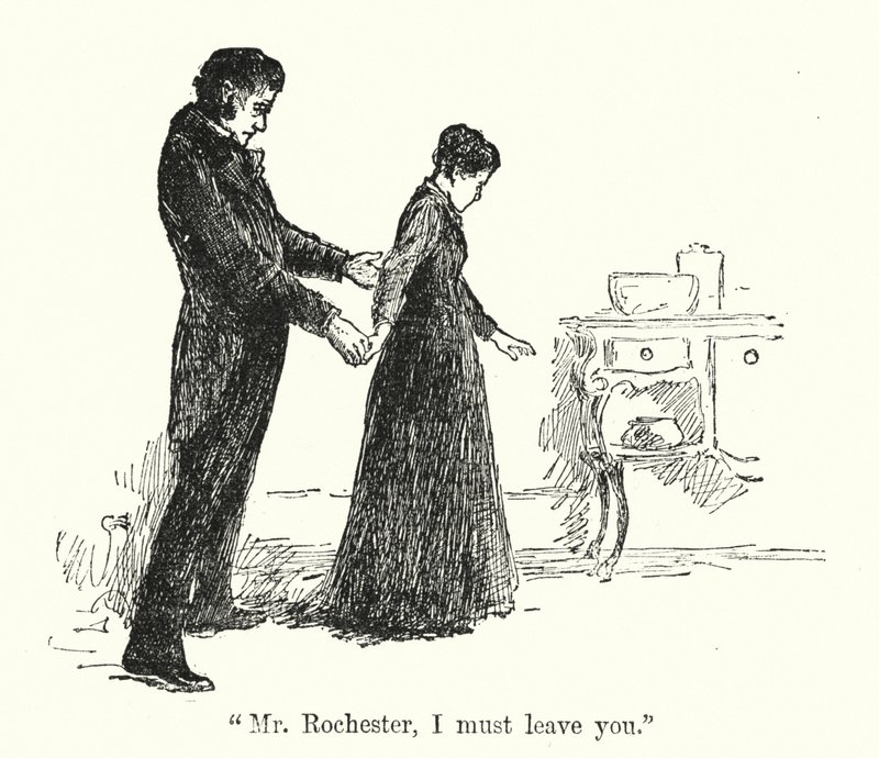 Illustration for Jane Eyre by Charlotte Bronte by Edmund Henry Garrett