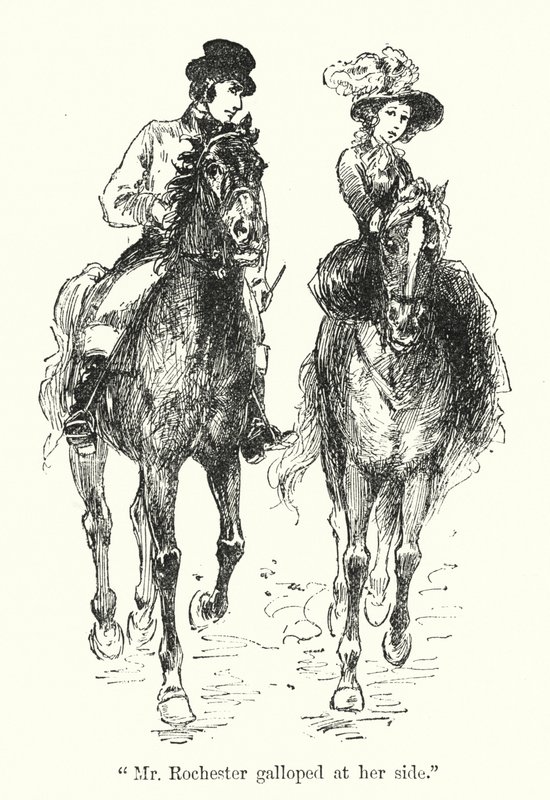 Illustration for Jane Eyre by Charlotte Bronte by Edmund Henry Garrett
