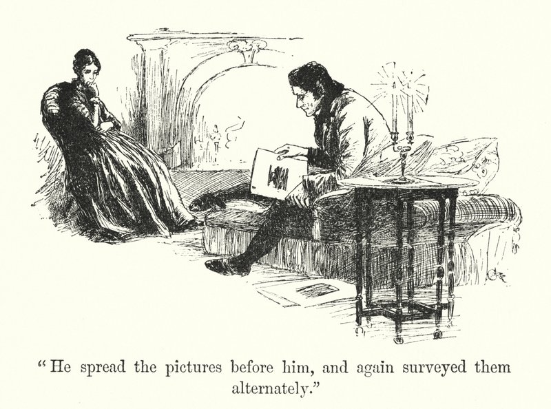 Illustration for Jane Eyre by Charlotte Bronte by Edmund Henry Garrett