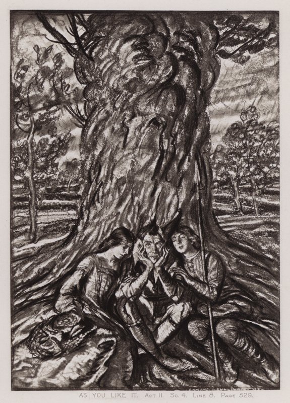 As You Like It, Act II, Scene 4 by Edmund Joseph Sullivan