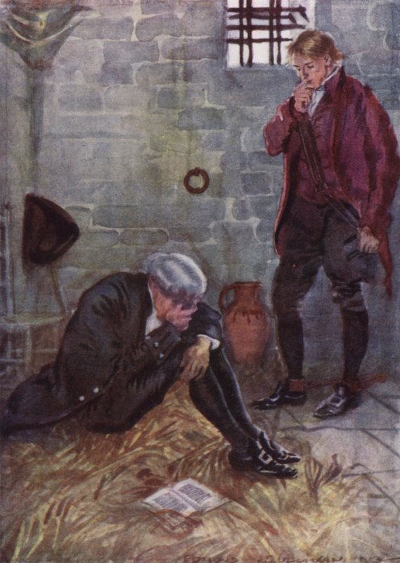 Illustration for The Vicar of Wakefield by Oliver Goldsmith by Edmund Joseph Sullivan