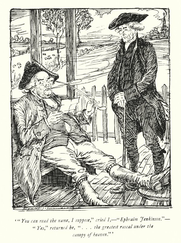 Illustration for The Vicar of Wakefield by Oliver Goldsmith by Edmund Joseph Sullivan