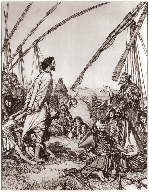 Jesus Asks: Who Is My Neighbour? by Edmund Joseph Sullivan