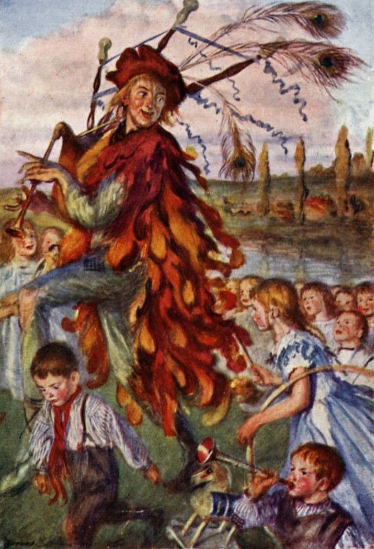 Robert Browning: The Pied Piper of Hamelin by Edmund Joseph Sullivan