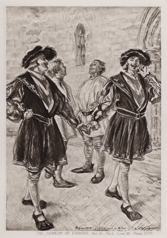 The Comedy of Errors, Act V, Scene I by Edmund Joseph Sullivan